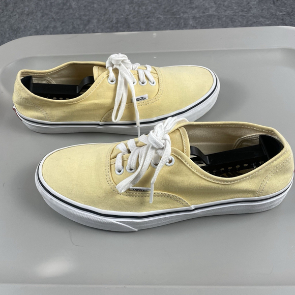VANS Shoes - Vans Authentic Yellow Canvas Sneakers Womens 9.5 Mens 8
